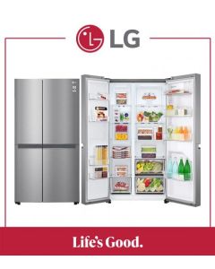 ثلاجة ال جي بابين ، (22.8) قدم3 ، (647) لتر ، انفرتر