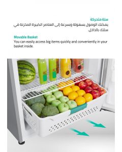 ثلاجة هايسنس باب واحد، (13.5) قدم3 ، (382) لتر ، انفرتر