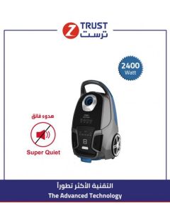مكنسة ز.ترست 6لتر، 2400 وات،فائقة الهدوء، 60/50 هرتز -رمادي