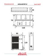 مكيف جنرال دكت 38600 وحدة ، بارد